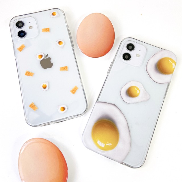 [모양톡+젤리 계란] 휴대폰케이스 에어팟케이스