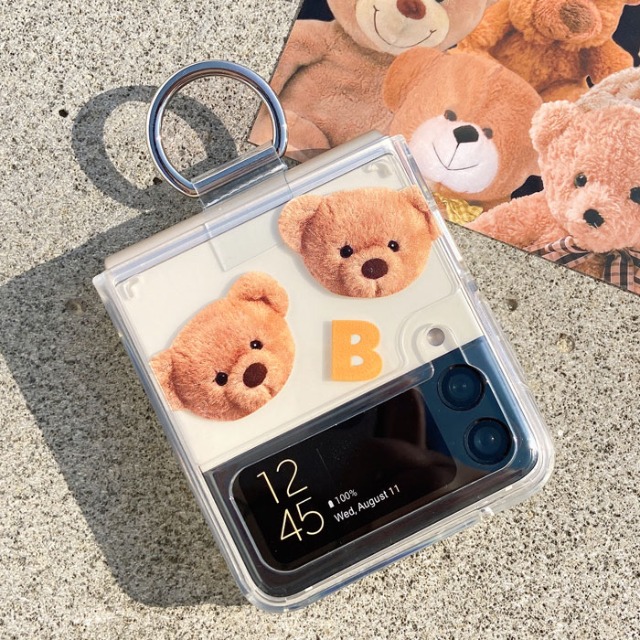 [플립젤리+링]곰곰이 휴대폰케이스 에어팟케이스